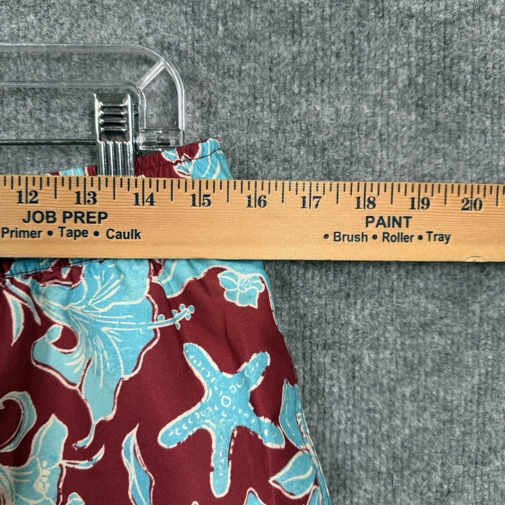 Goodfellow & Co Mens Swim Trunks Medium Red Blue Floral 5" Lined NWT - Picture 6 of 8